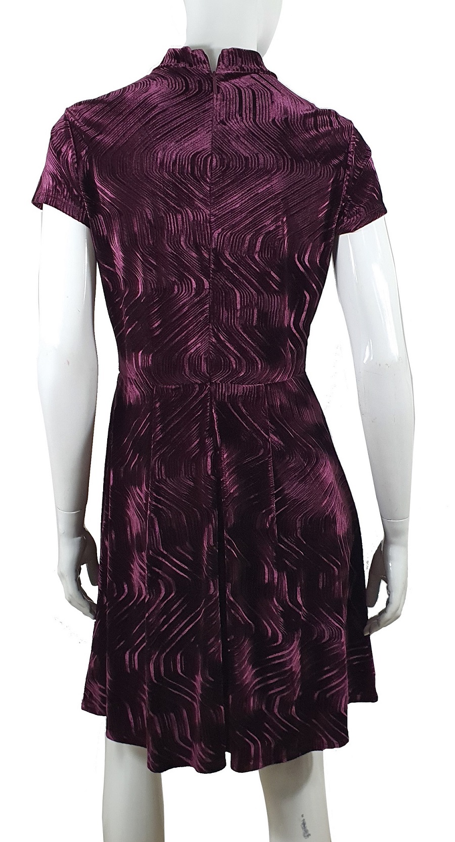 sukienka welurowa Armani Exchange - Armani Exchnange zdjęcie 3