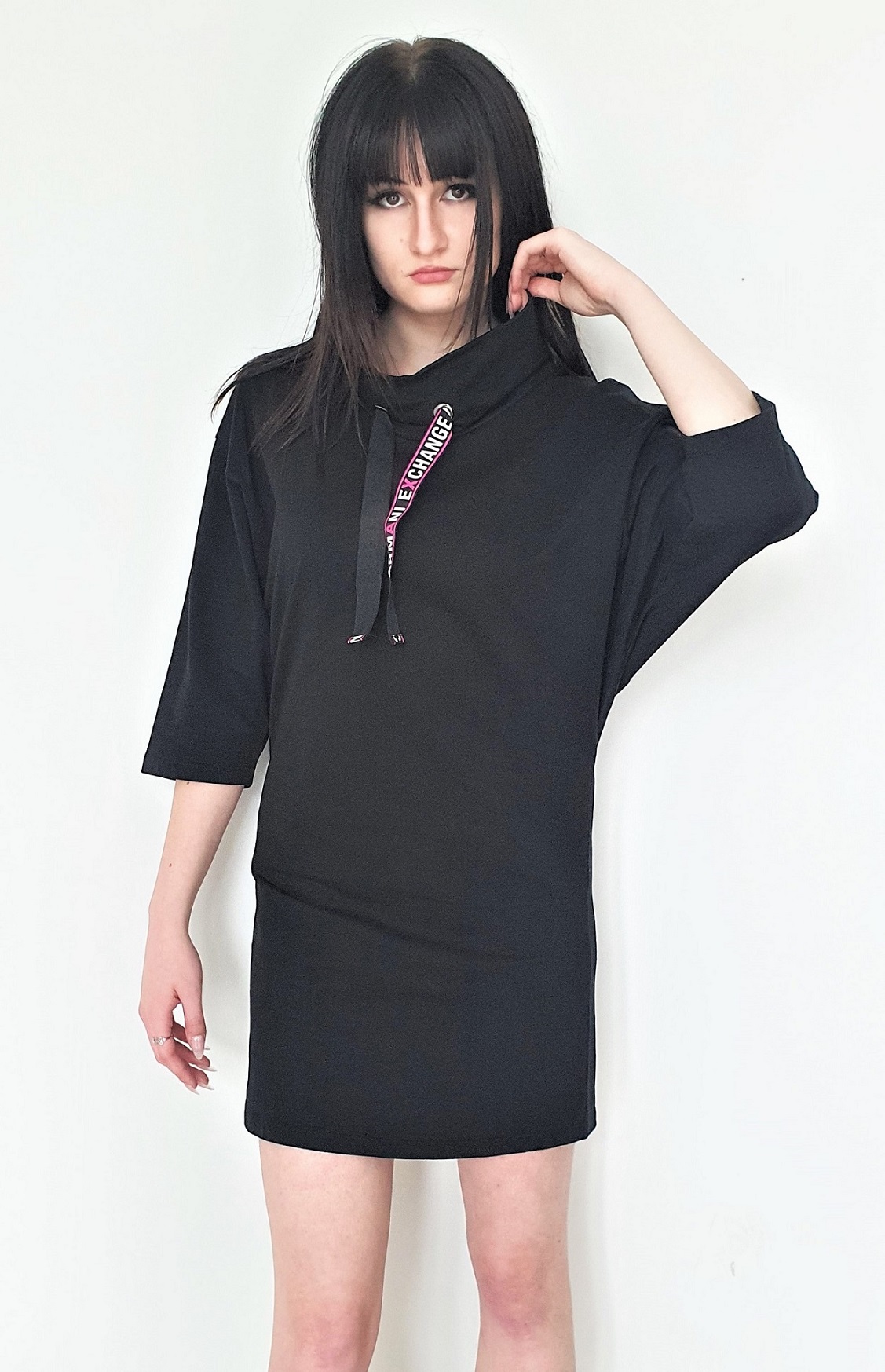 sukienka dresowa Armani Exchange - Armani Exchange zdjęcie 2