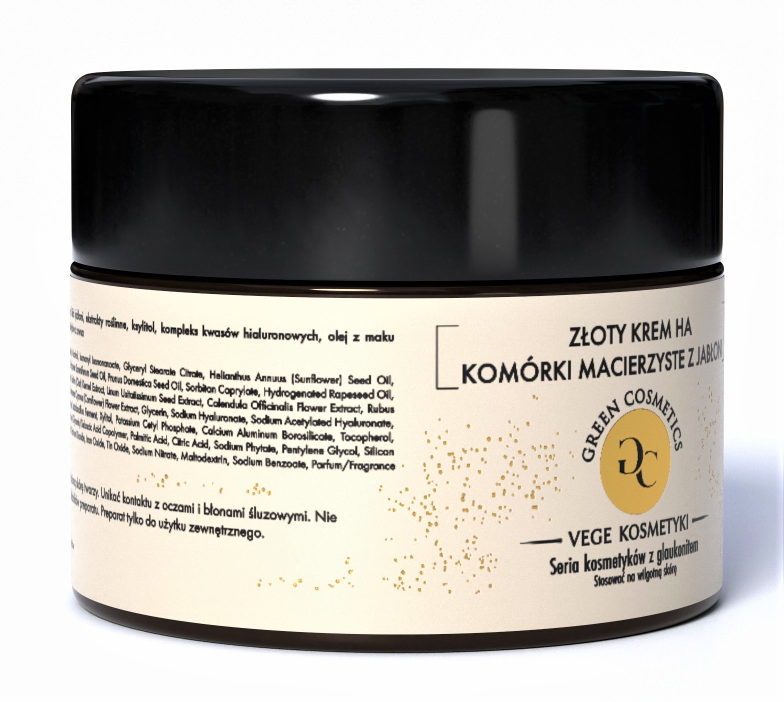 Złoty Krem - komórki macierzyste HA, 50 ml - Green Cosmetics zdjęcie 3