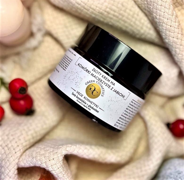 Złoty Krem - komórki macierzyste HA, 50 ml - Green Cosmetics zdjęcie 2