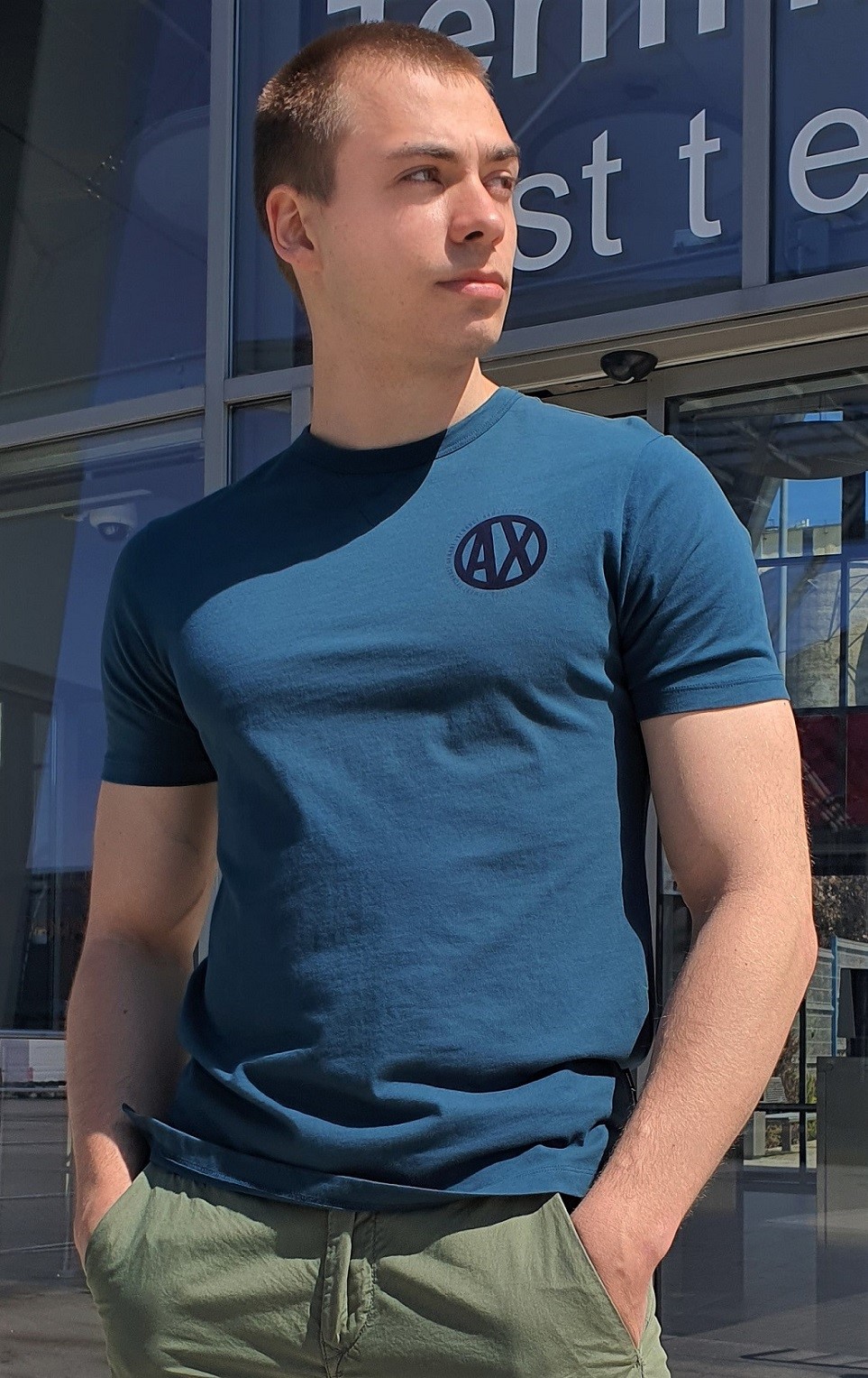 t-shirt męski Armani Exchange - Armani Exchange zdjęcie 4