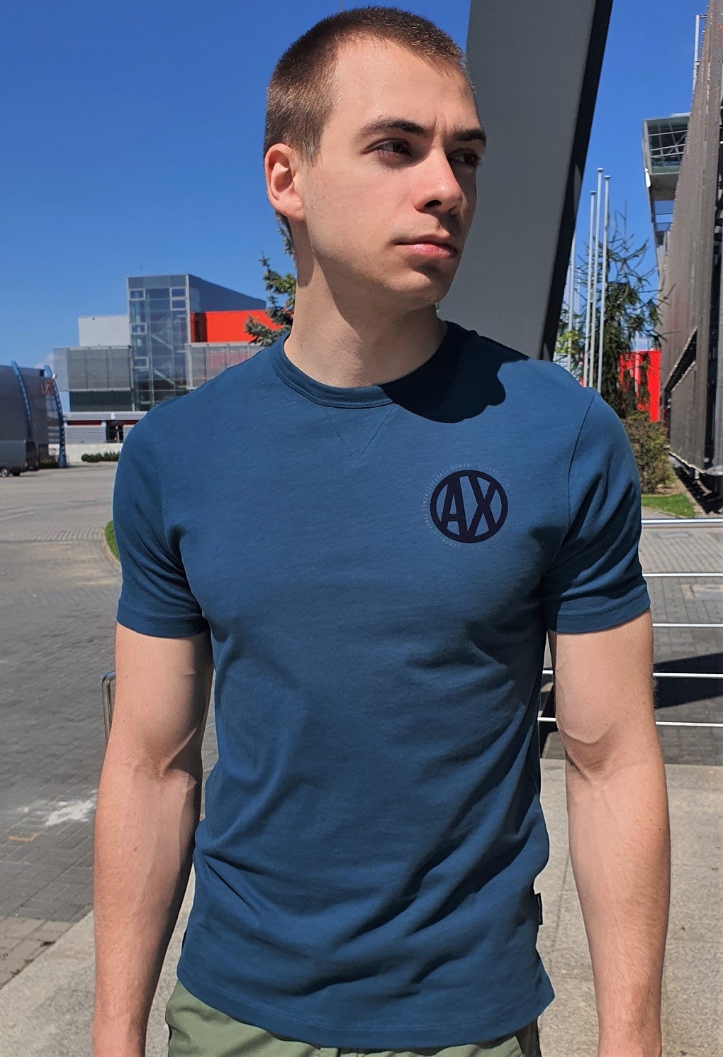 t-shirt męski Armani Exchange - Armani Exchange zdjęcie 2