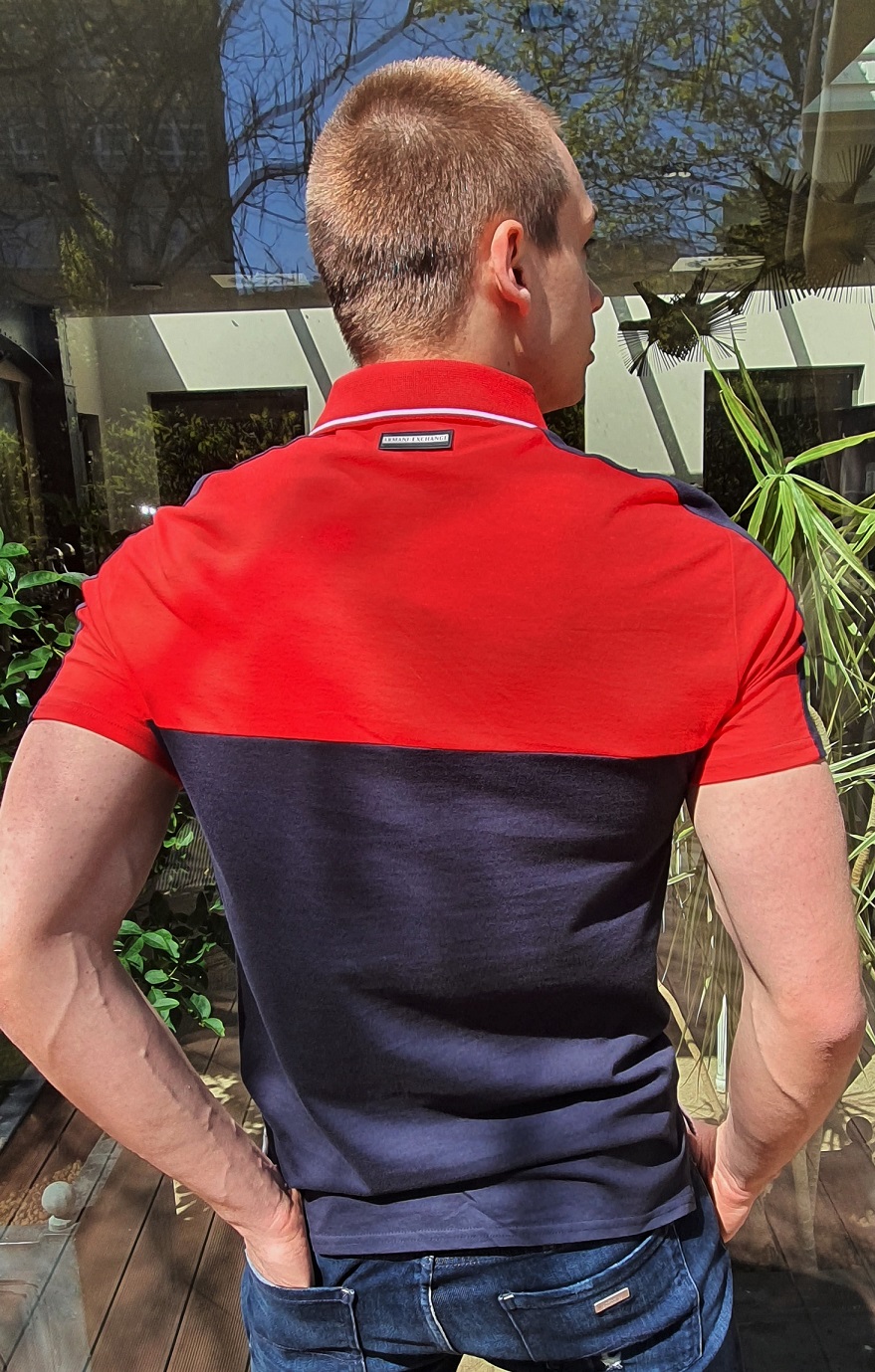 męska koszulka polo Armani Exchange - Armani Exchange zdjęcie 3