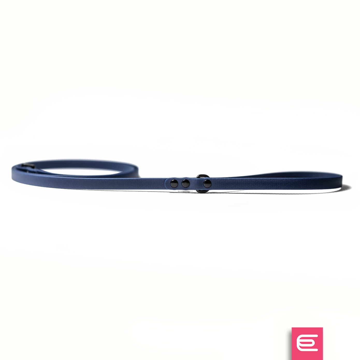 Italian greyhound leash Navy BioThane® - EYESH -for dog walks- image 1