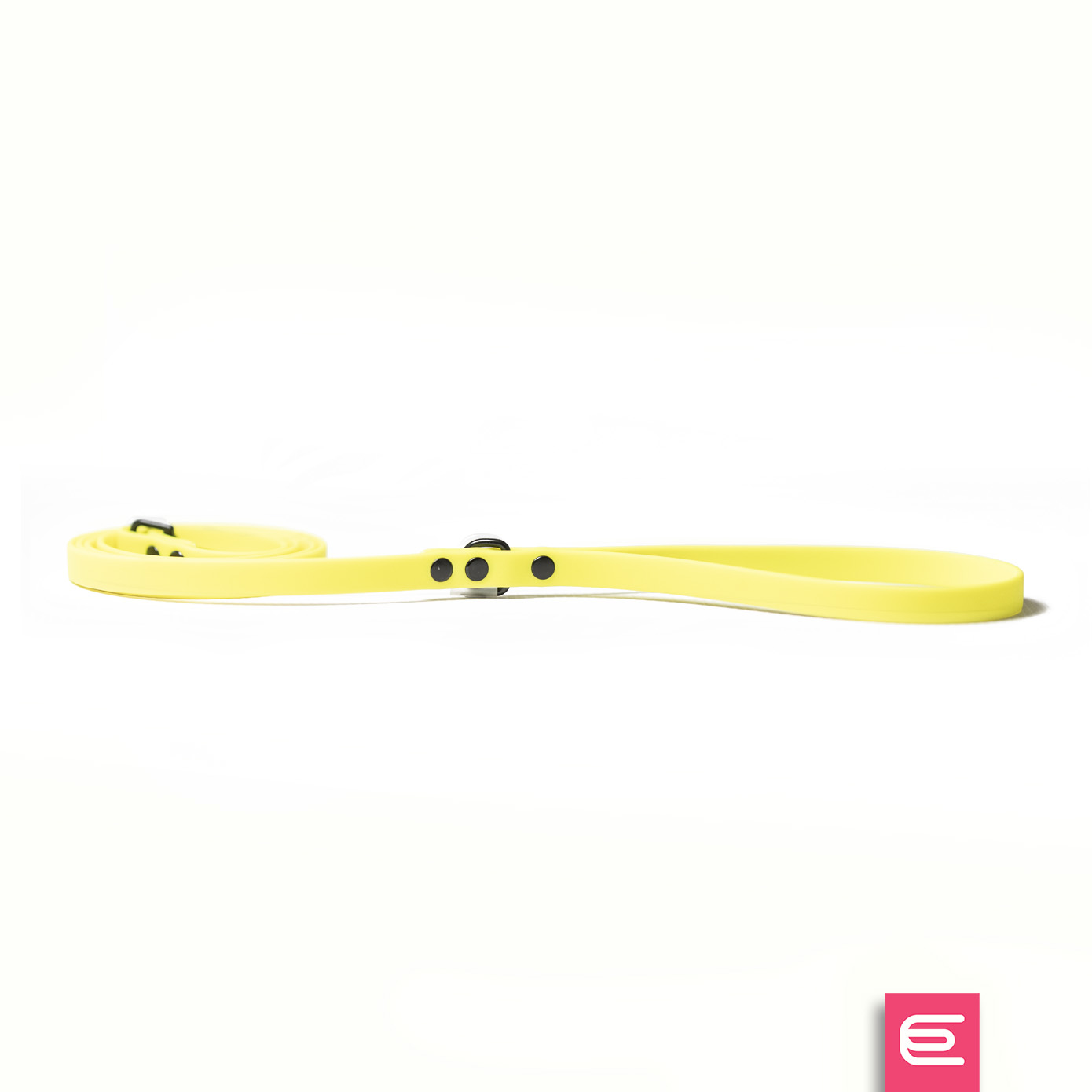 Italian greyhound leash Neon Yellow BioThane® - EYESH -for dog walks- image 1