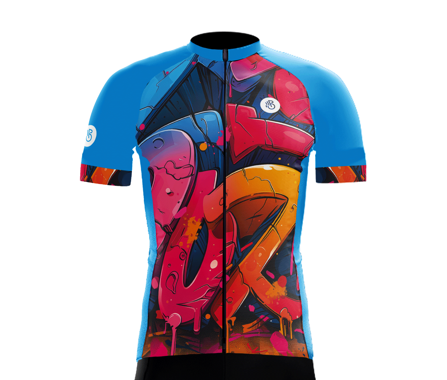 Cycling jersey BLUE image 1