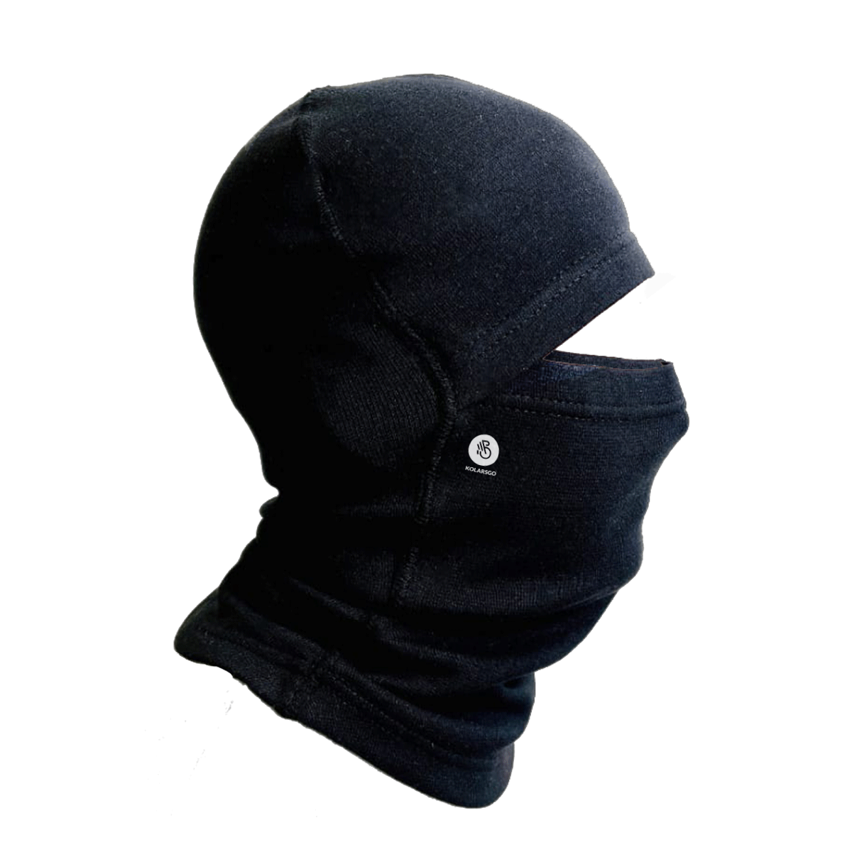 Balaclava for a bicycle BLACK image 1