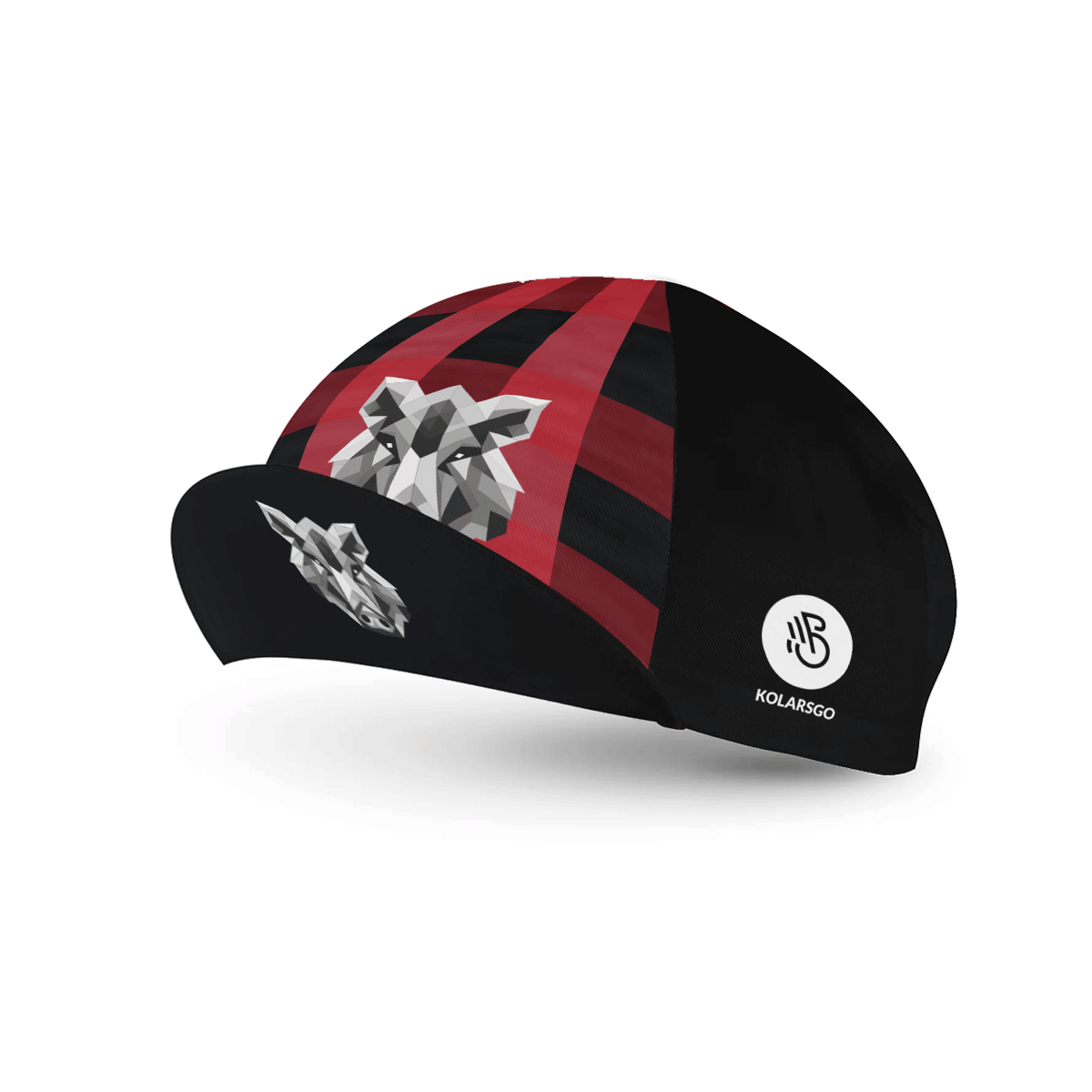 Cycling cap gravel RED image 1