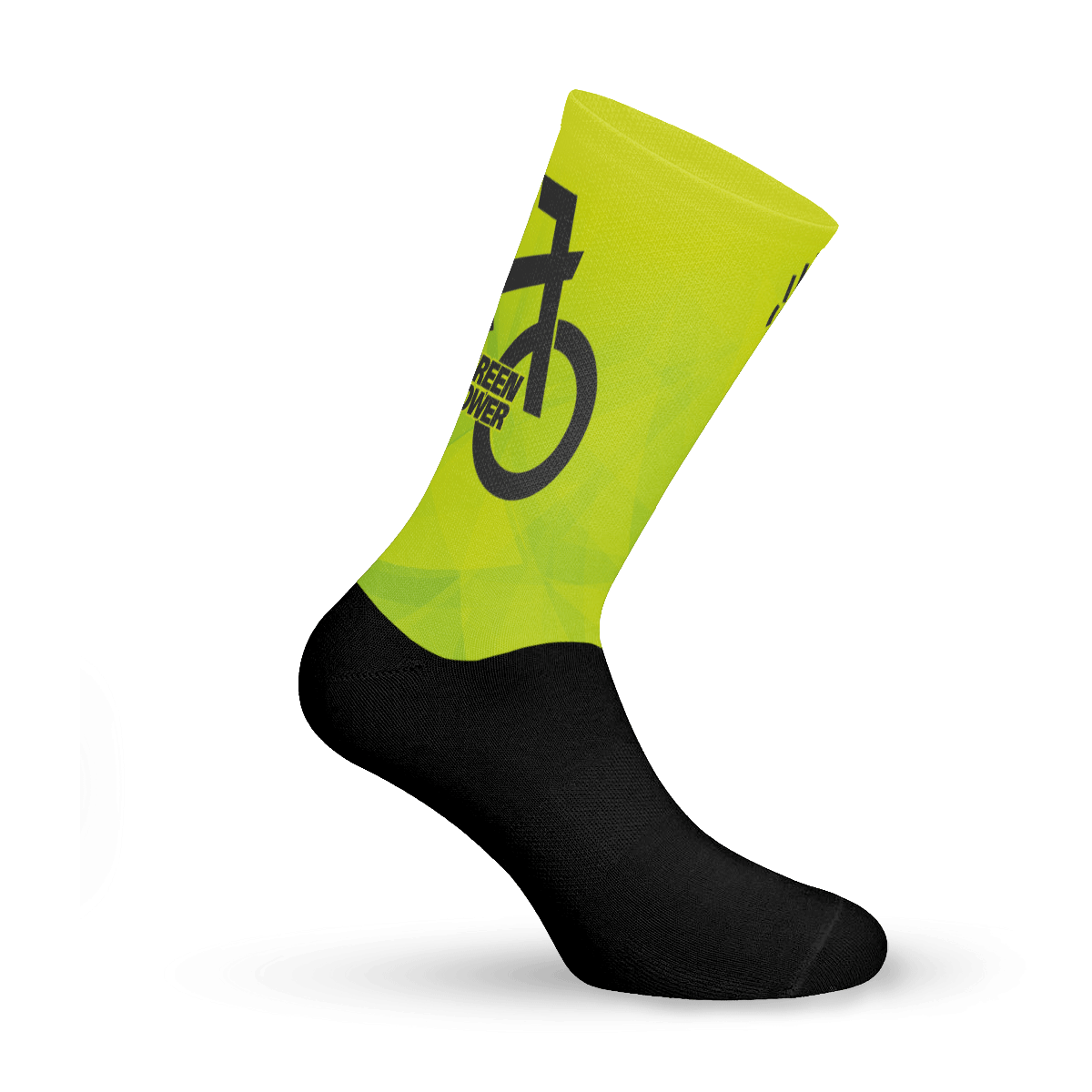 Cycling socks GREEN POWER image 2