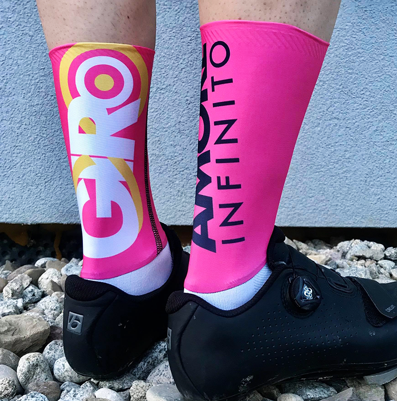 AERO cycling socks - Giro pink image 2