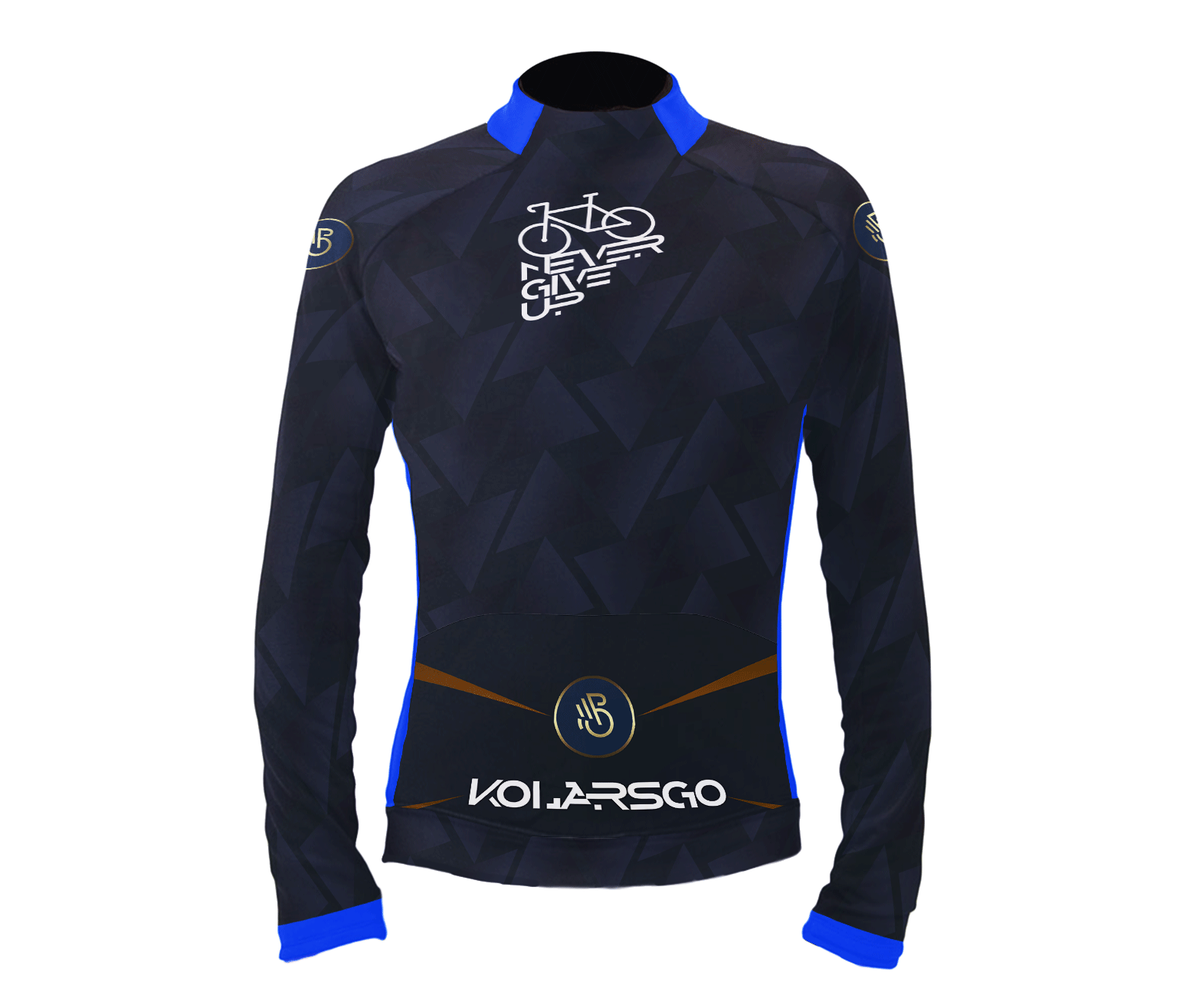 Cycling windbreaker NEVER GIVE UP image 2