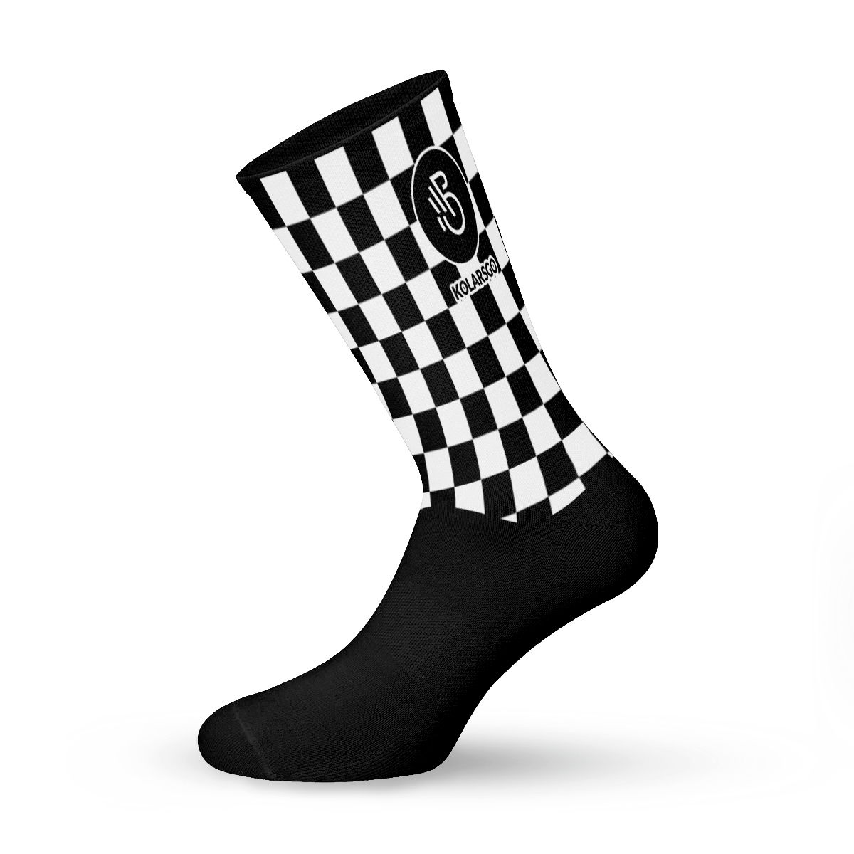 Cycling socks AERO SZACHOWNICA - Kolarsgo image 1