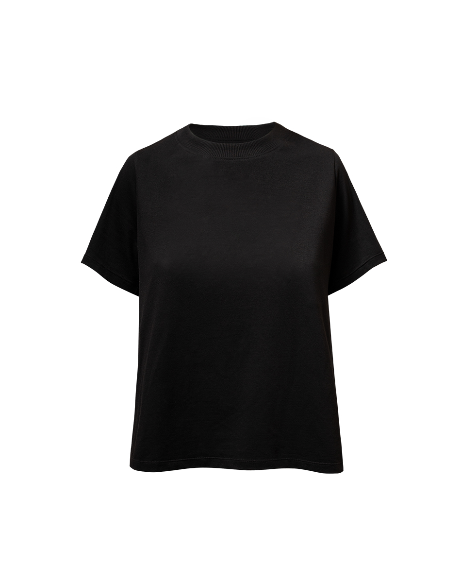 t-shirt BASIC black - COCOON zdjęcie 1