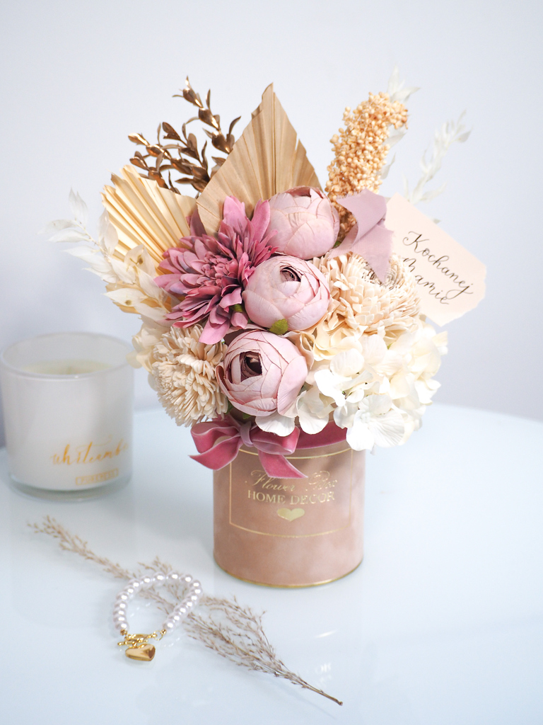 Flower Box  dirty pink  S (PREMIUM) zdjęcie 2