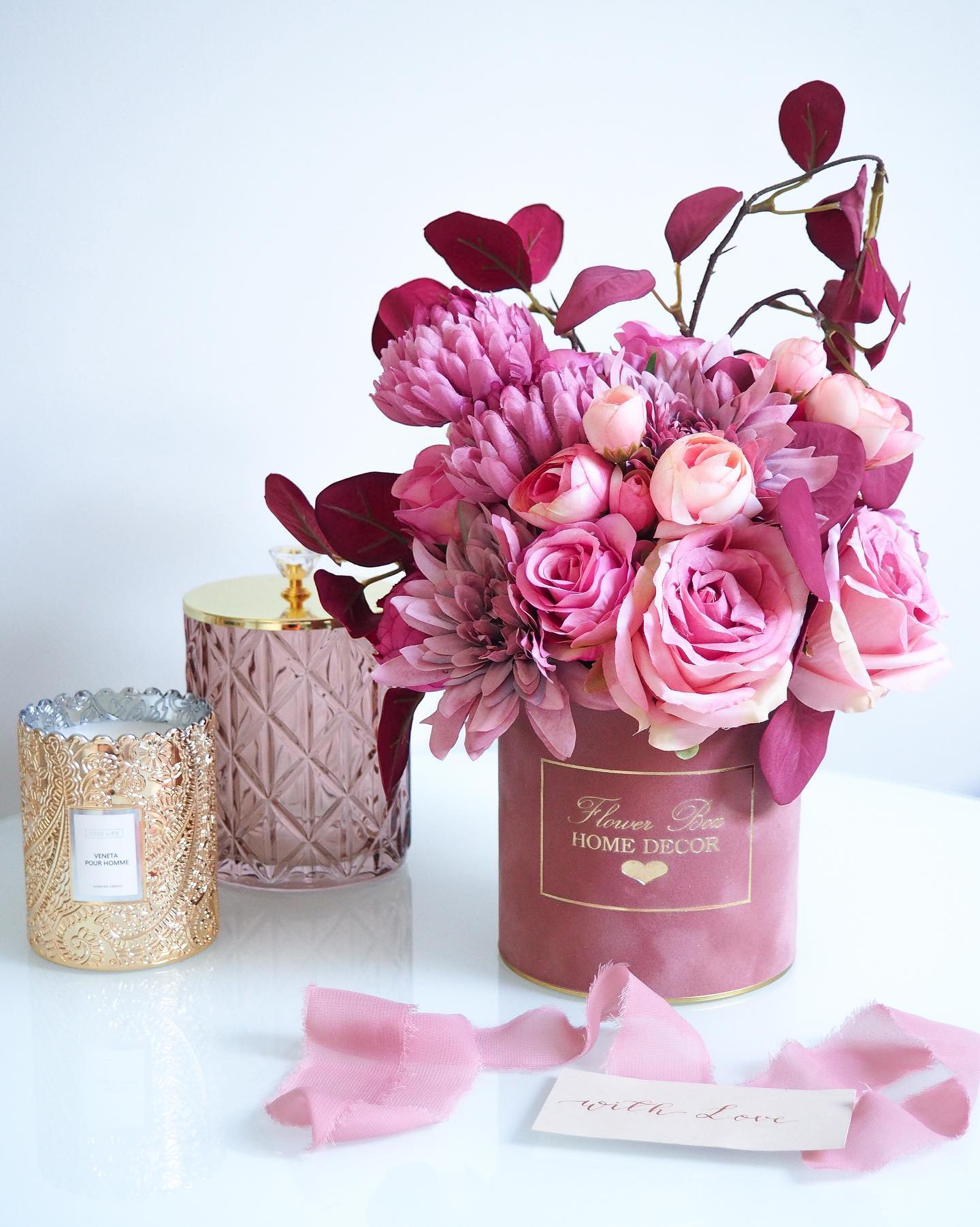 Flower Box  Total Dark Pink (PREMIUM) zdjęcie 2
