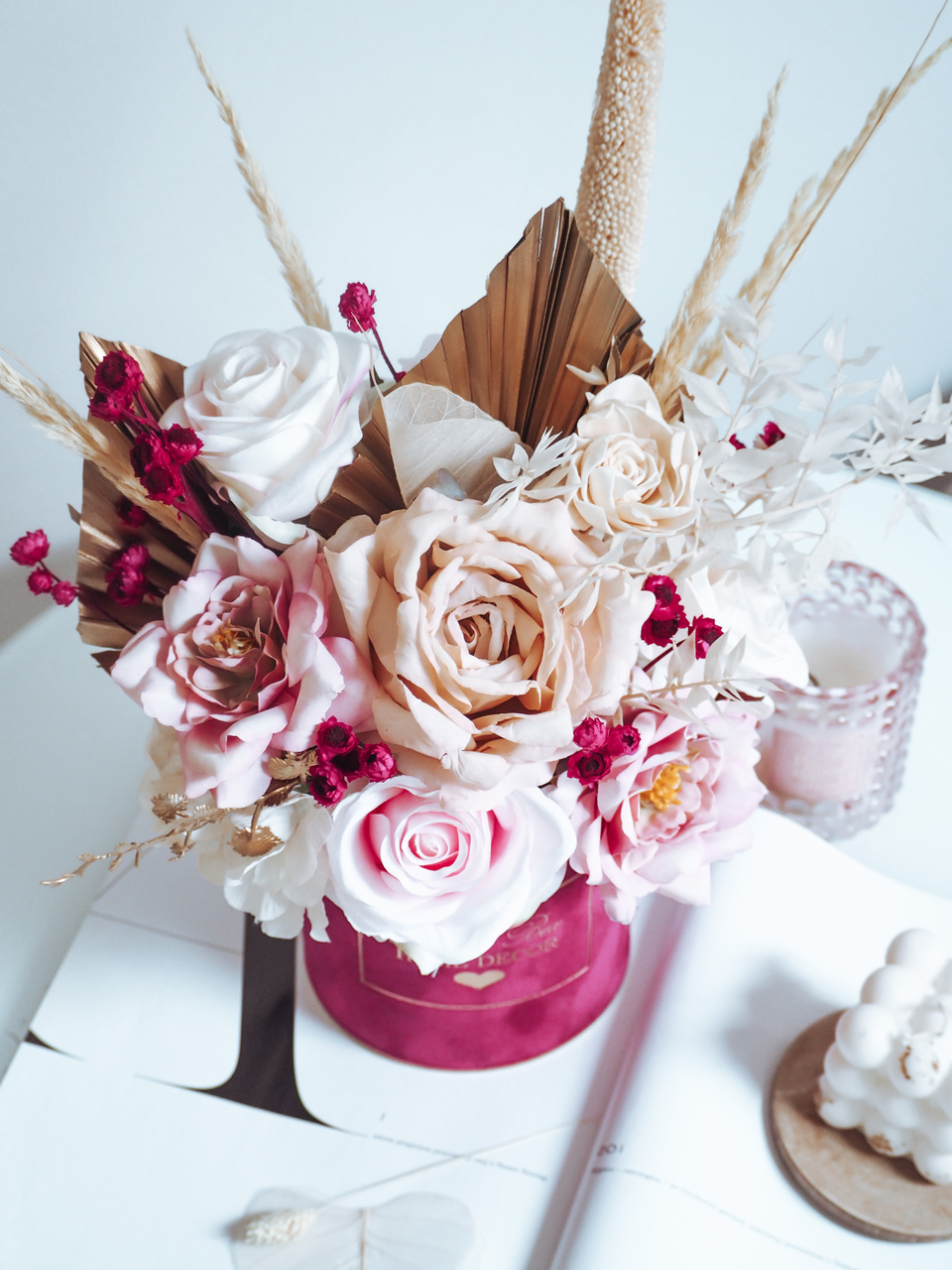 Flower Box fuksja  (PREMIUM) zdjęcie 2
