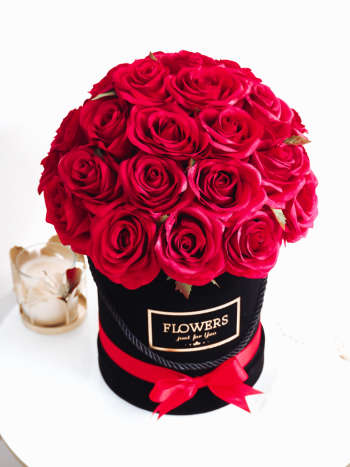 Flower Box Czerwone róże Maxi (PREMIUM) zdjęcie 2