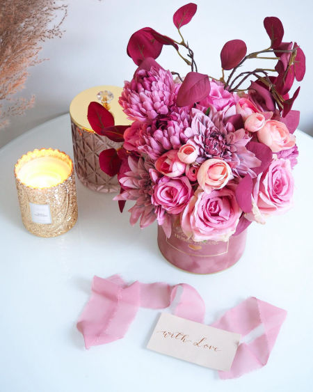 Flower Box  Total Dark Pink (PREMIUM) zdjęcie 1