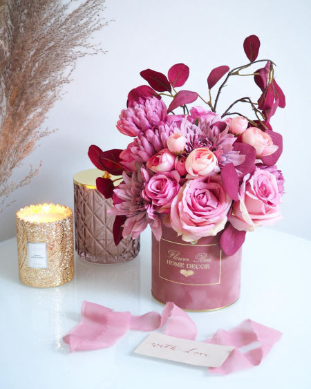 Flower Box  Total Dark Pink (PREMIUM) zdjęcie 3
