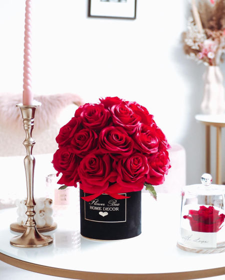 Flower Box czerwone róże (PREMIUM) wersja powiększona! zdjęcie 1