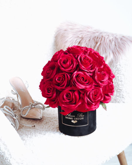 Flower Box czerwone róże (PREMIUM) wersja powiększona! zdjęcie 2