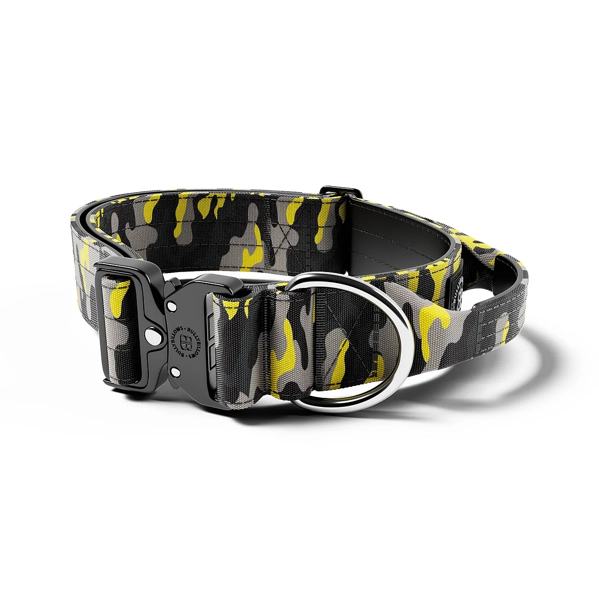 BullyBillows Combat Camo Yellow zestaw obroża smycz dla psa XL - BullyBillows zdjęcie 2