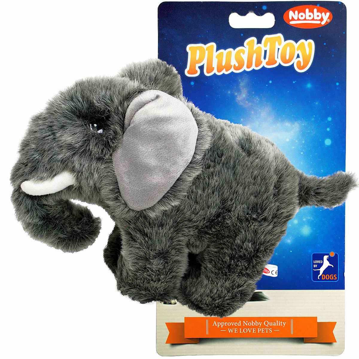 Piszczałka Pluszak Przytulanka Mamut dla PSA PlushToy Nobby 30cm - Nobby zdjęcie 1