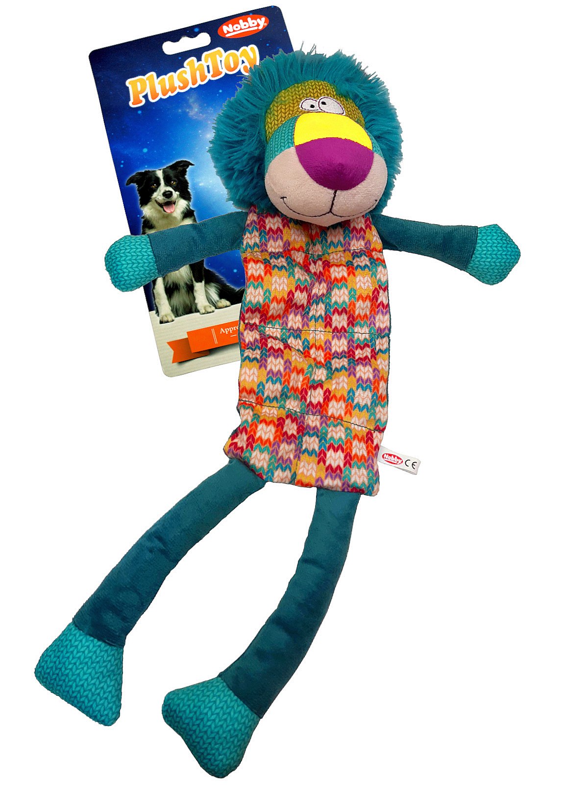 Nylonowa Piszcząca Zabawka psa Szczeniaka plush animal flat LEW Nobby 54cm - Nobby zdjęcie 1