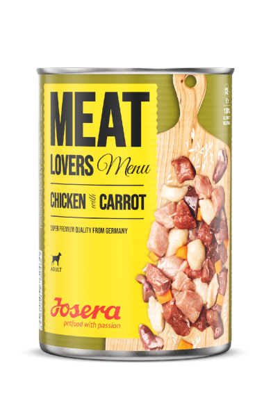 JOSERA Meat Lovers Menu Kurczak z marchewką 400g dla psa - Josera zdjęcie 1