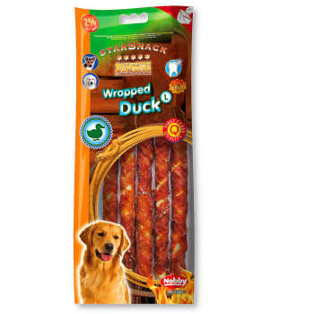 Przysmak dla psa Starsnack Wrapped Duck L Nobby 128g - pałeczki z kaczką rozmiar L - Nobby zdjęcie 1