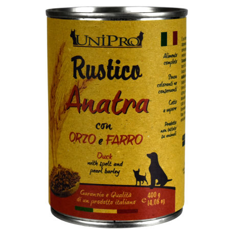 Mokra karma dla psa KACZKA UniPro Rustico 400g - UniPro zdjęcie 2