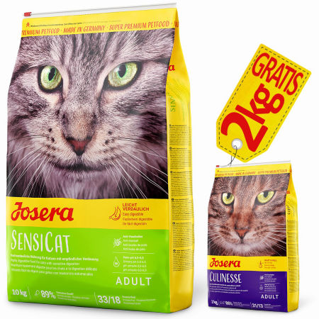 Josera SensiCat 10 kg + GRATIS Culinesse 2kg dla wybrednych kotów - Josera zdjęcie 3