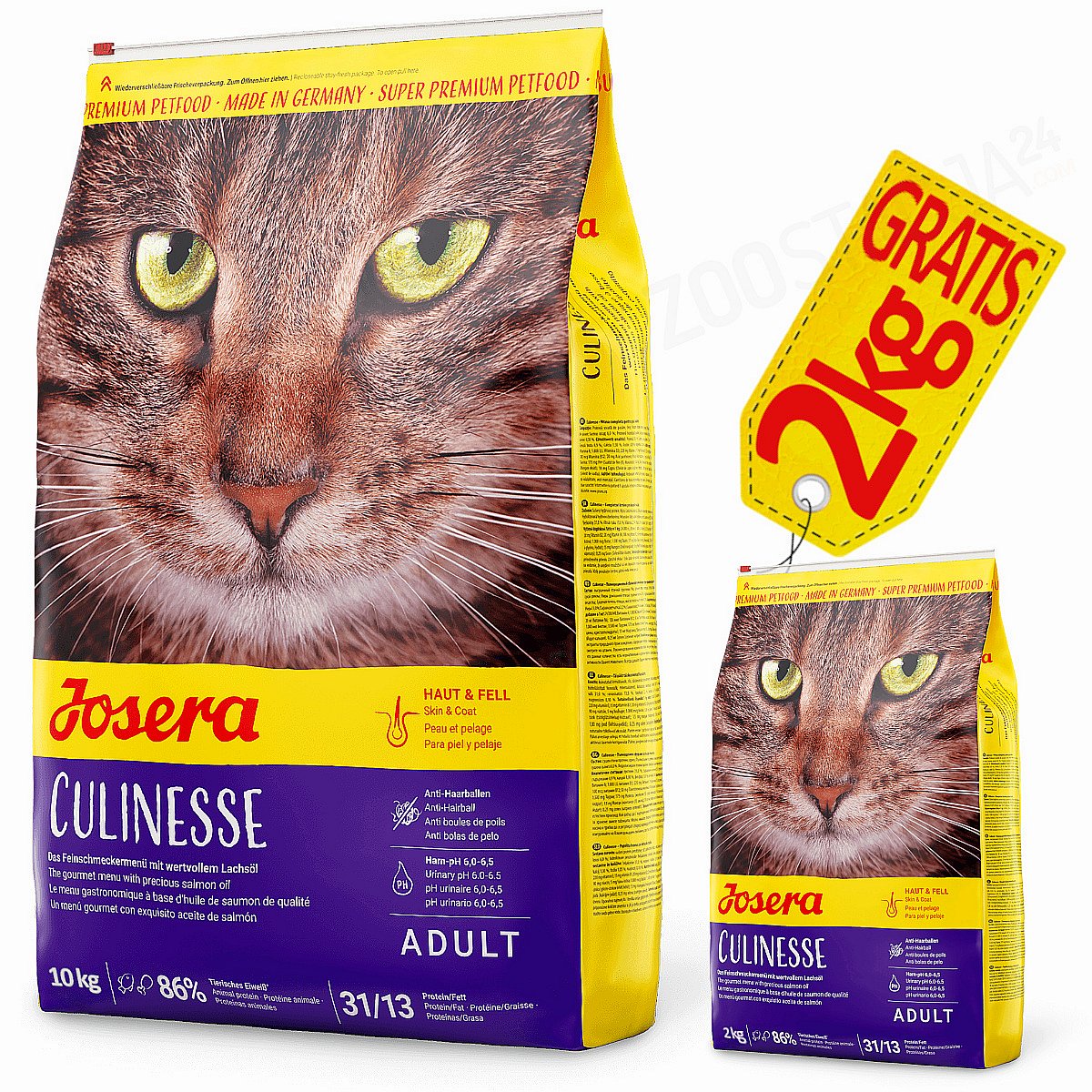 Josera CULINESSE 10kg + 2kg GRATIS z pysznym łososiem dla kocich smakoszy - Josera zdjęcie 1